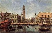 WITTEL, Caspar Andriaans van The Piazzetta from the Bacino di San Marco France oil painting reproduction